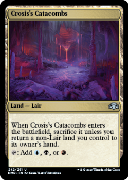 Crosis's Catacombs single card from Magic the Gathering
