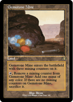 Gemstone Mine (RETRO) single card from Magic the Gathering
