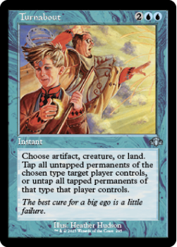 Turnabout (RETRO) single card from Magic the Gathering