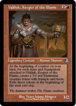 Valduk, Keeper of the Flame (RETRO) single card from Magic the Gathering