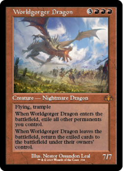 Worldgorger Dragon (RETRO) single card from Magic the Gathering