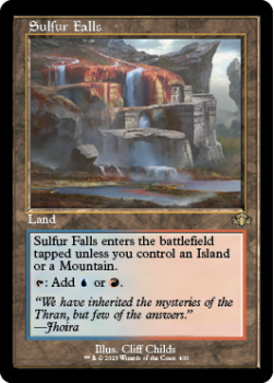 Sulfur Falls (RETRO) single card from Magic the Gathering
