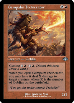 Gempalm Incinerator (RETRO) single card from Magic the Gathering