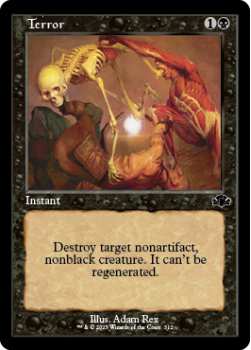 Terror (RETRO) single card from Magic the Gathering