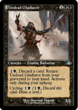 Undead Gladiator (RETRO) single card from Magic the Gathering