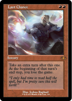 Last Chance (RETRO) single card from Magic the Gathering