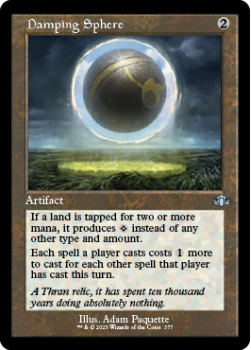 Damping Sphere (RETRO) single card from Magic the Gathering