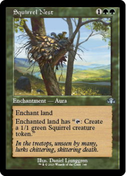 Squirrel Nest (RETRO) single card from Magic the Gathering