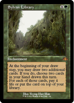 Sylvan Library (RETRO) single card from Magic the Gathering