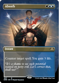 Absorb (BORDERLESS) single card from Magic the Gathering