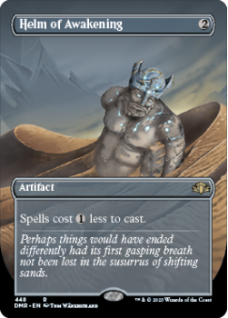 Helm of Awakening (BORDERLESS) single card from Magic the Gathering