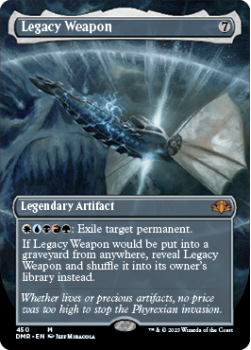 Legacy Weapon (BORDERLESS) single card from Magic the Gathering