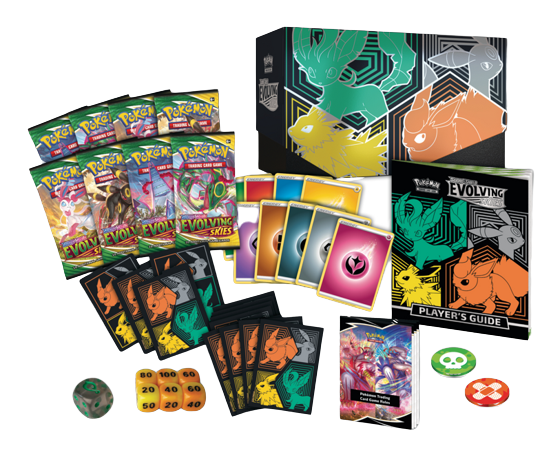 Pokemon Evolving Skies: Elite Trainer Box (Green/Orange) - Image 2