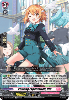 Pouring Expectation, Ilta (C) single card from Cardfight!! Vanguard