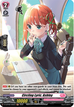 Circling Lyric, Ashley (H) single card from Cardfight!! Vanguard