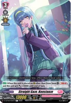 Straight Gaze, Konstanze (R) single card from Cardfight!! Vanguard