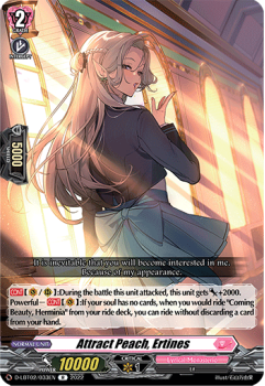 Attract Peach, Ertines (R) single card from Cardfight!! Vanguard