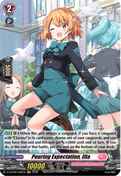 Pouring Expectation, Ilta (H) single card from Cardfight!! Vanguard