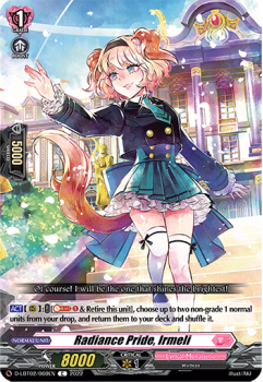 Radiance Pride, Irmeli (C) single card from Cardfight!! Vanguard