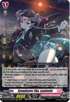 Symphonic Sky, Lyudmila (RRR) single card from Cardfight!! Vanguard