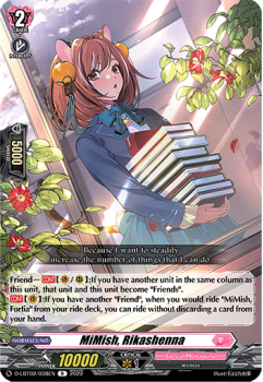 MiMish, Rikashenna (R) single card from Cardfight!! Vanguard