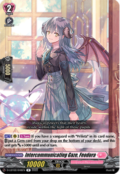 Intercommunicating Gaze, Feodora (R) single card from Cardfight!! Vanguard