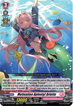 Motivation Aplenty! Arlette (RR) single card from Cardfight!! Vanguard