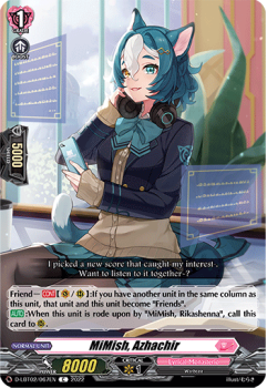 MiMish, Azhachir (C) single card from Cardfight!! Vanguard