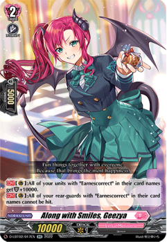 Along with Smiles, Geezya (RR) single card from Cardfight!! Vanguard