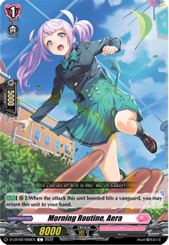 Morning Routine, Aera (C) single card from Cardfight!! Vanguard