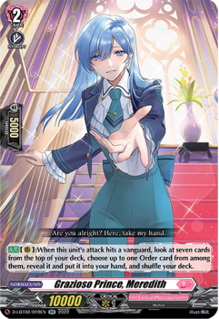 Grazioso Prince, Meredith (RR) single card from Cardfight!! Vanguard