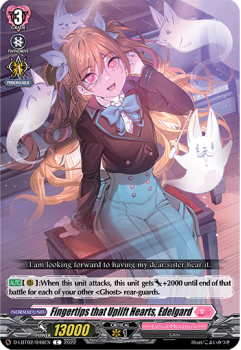 Fingertips that Uplift Hearts, Edelgard (C) single card from Cardfight!! Vanguard
