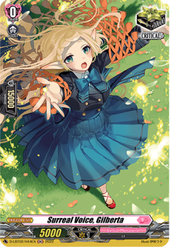 Surreal Voice, Gilberta (H) single card from Cardfight!! Vanguard