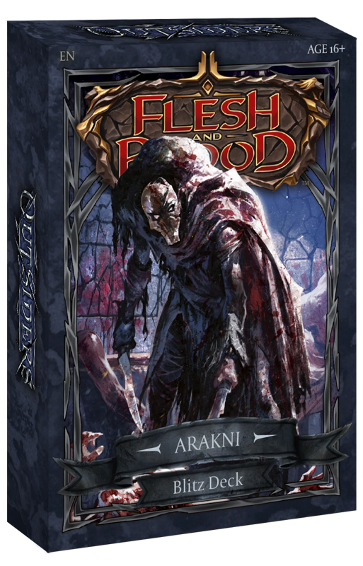 Flesh and Blood Outsiders Blitz Deck Arakni Chaos Cards