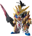 SD Sangoku Soketsuden Liu Bei Unicorn Gundam Model Kit - Image 2