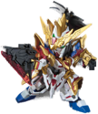 SD Sangoku Soketsuden Liu Bei Unicorn Gundam Model Kit - Image 3
