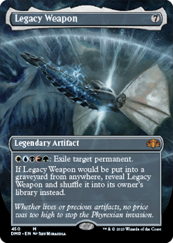 Legacy Weapon (BORDERLESS) : 450 DOMINARIA REMASTERED - Magic the Gathering Single Card