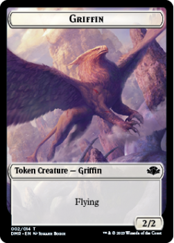 Griffin Token : 002/014 DOMINARIA REMASTERED - Magic the Gathering Single Card