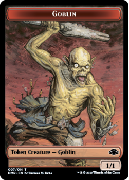 Goblin Token : 007/014 DOMINARIA REMASTERED - Magic the Gathering Single Card