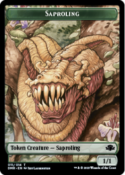Saproling Token // Zombie Token (FOIL) : DOMINARIA REMASTERED - Magic the Gathering Single Card