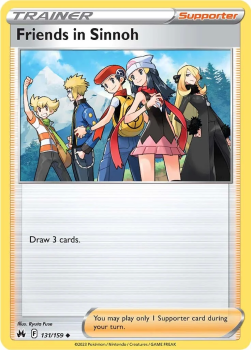 Friends in Sinnoh single card from Pokemon TCG
