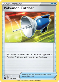 Pokémon Catcher single card from Pokemon TCG