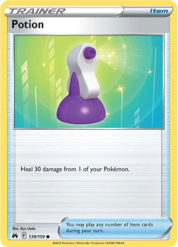 Potion single card from Pokemon TCG