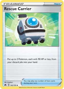 Rescue Carrier single card from Pokemon TCG