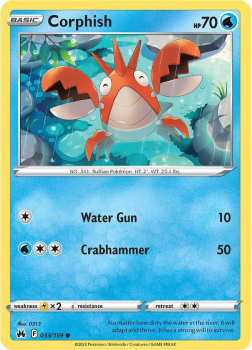 Corphish single card from Pokemon TCG