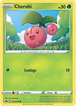 Cherubi single card from Pokemon TCG