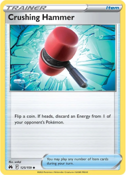 Crushing Hammer single card from Pokemon TCG