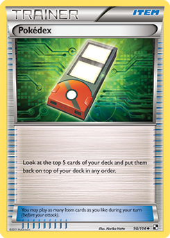 Pokedex (REVERSE HOLO) single card from Pokemon