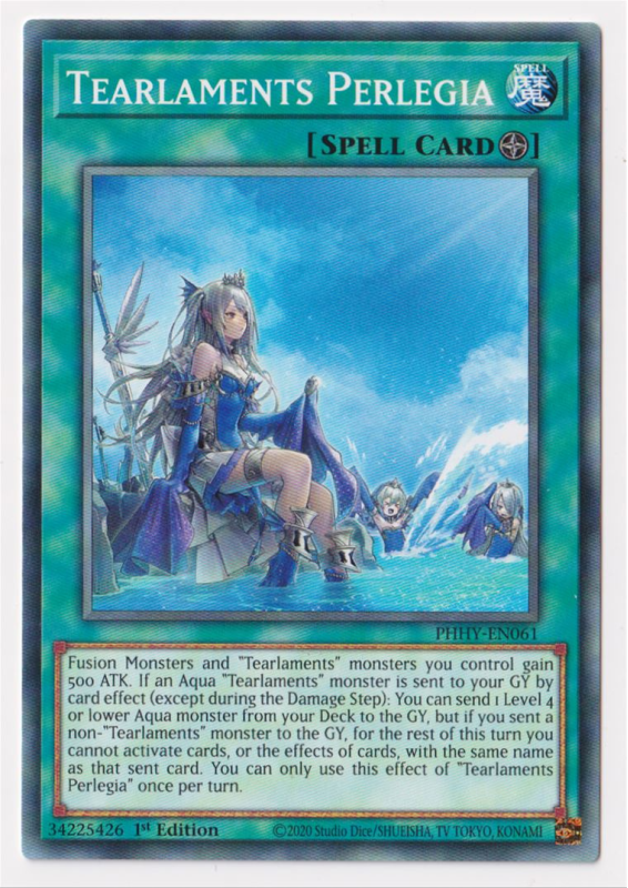 Tearlaments Perlegia (Common) : PHHY-EN061 - Yu-Gi-Oh! Single Card