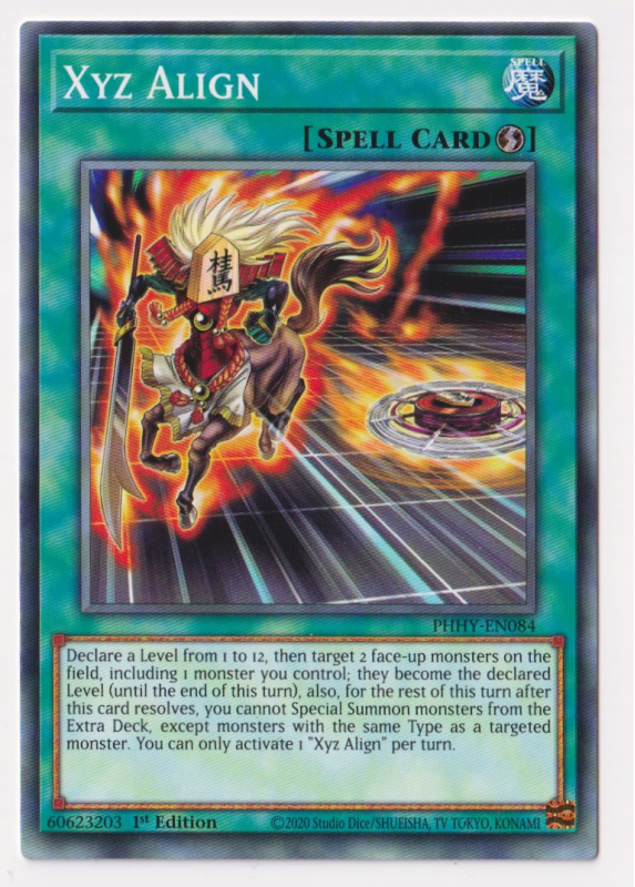 Xyz Align (Common) : PHHY-EN084 - Yu-Gi-Oh! Single Card
